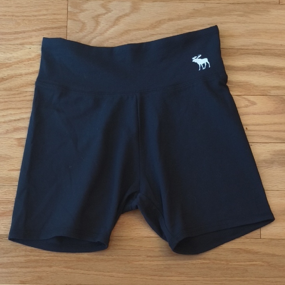 Abercrombie Kids High Rise Bike Short Black Size 13/14 NWT